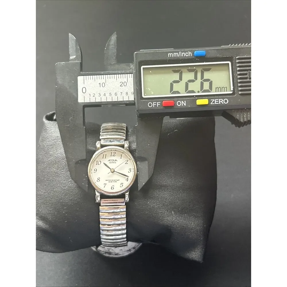 Acqua Silver Tone White Dial Women’s Quartz Watch